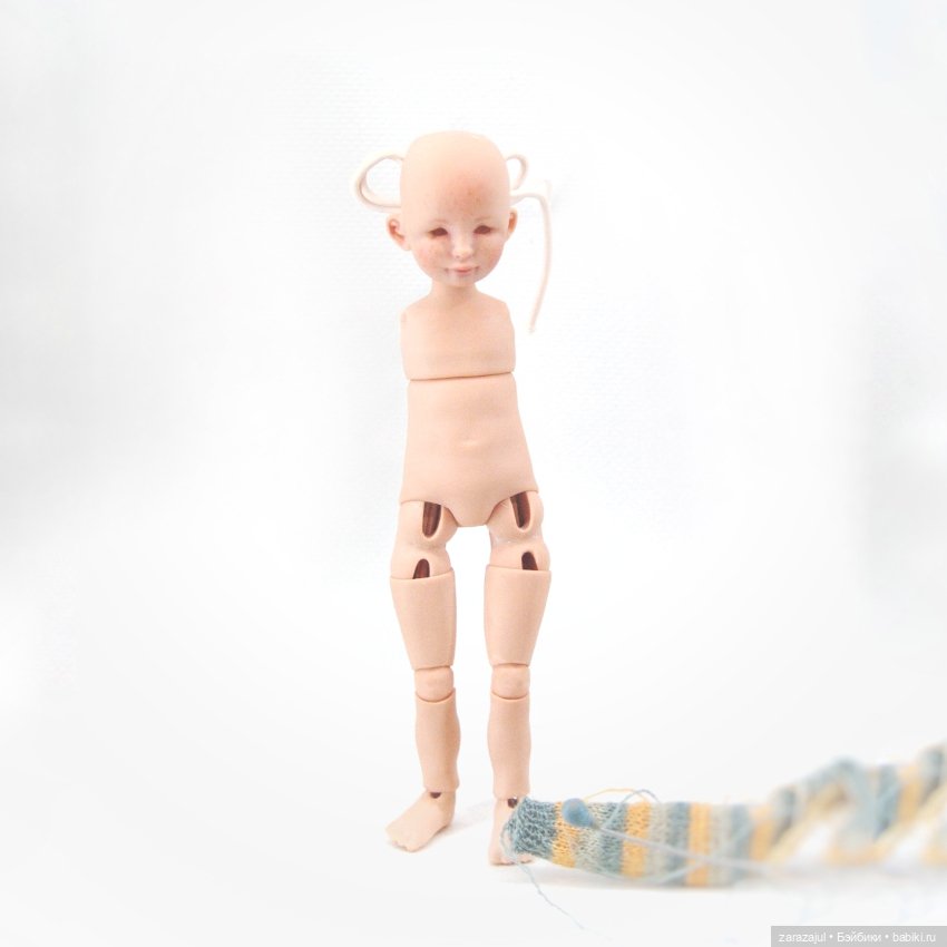 Ура, получается! Печатаем куклу