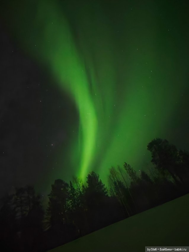 Давно хотела поделиться фотографиями северного сияния с вами