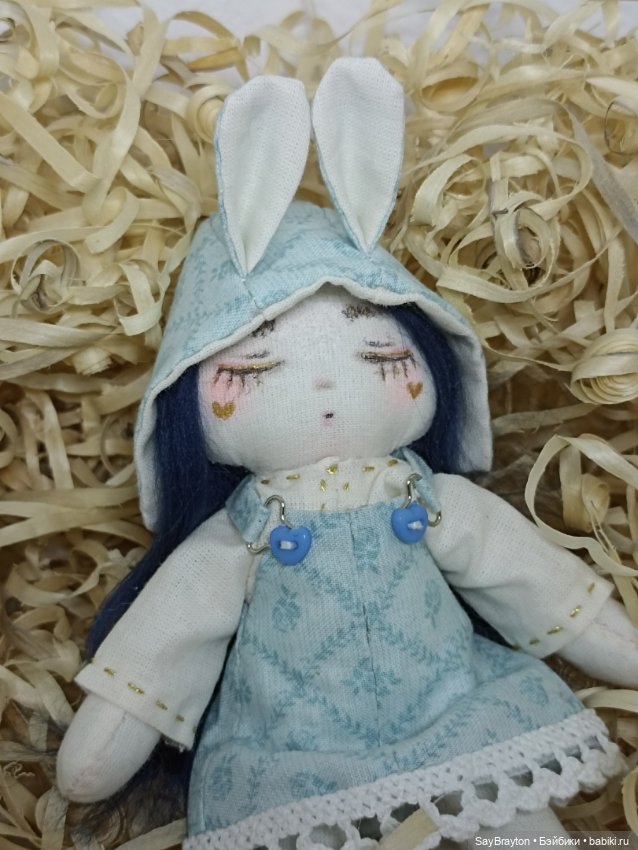 Зайки сплюшки — Авторские текстильные куклы: Вальдорфские