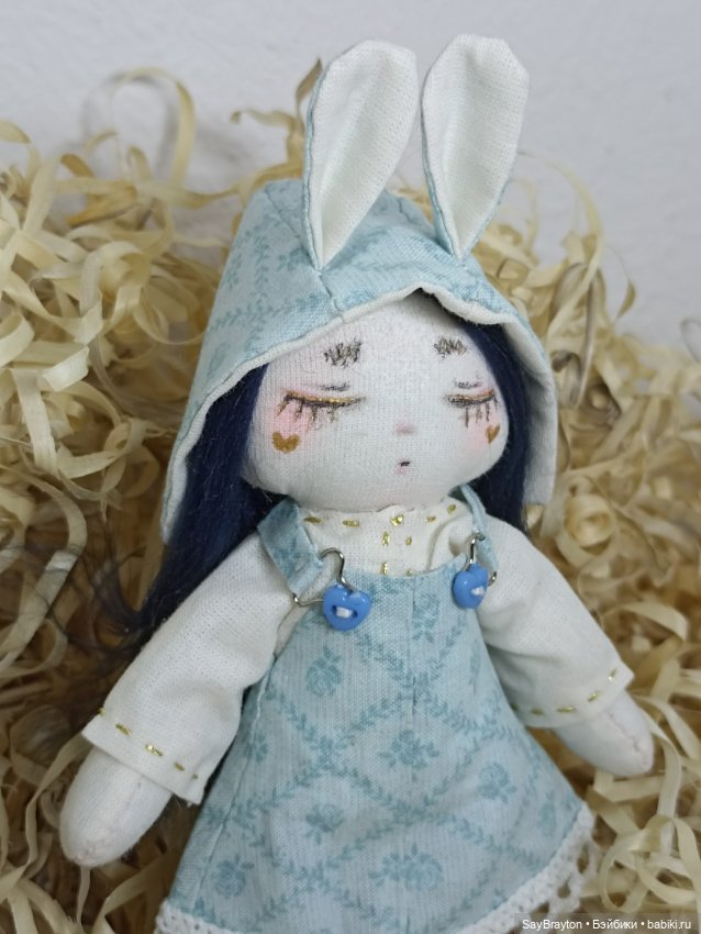Зайки сплюшки — Авторские текстильные куклы: Вальдорфские