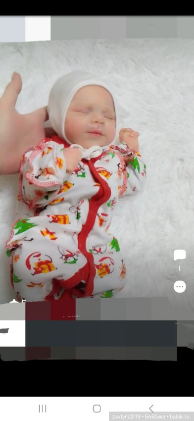 Кукла реборн из Китая,роспись какими красками
