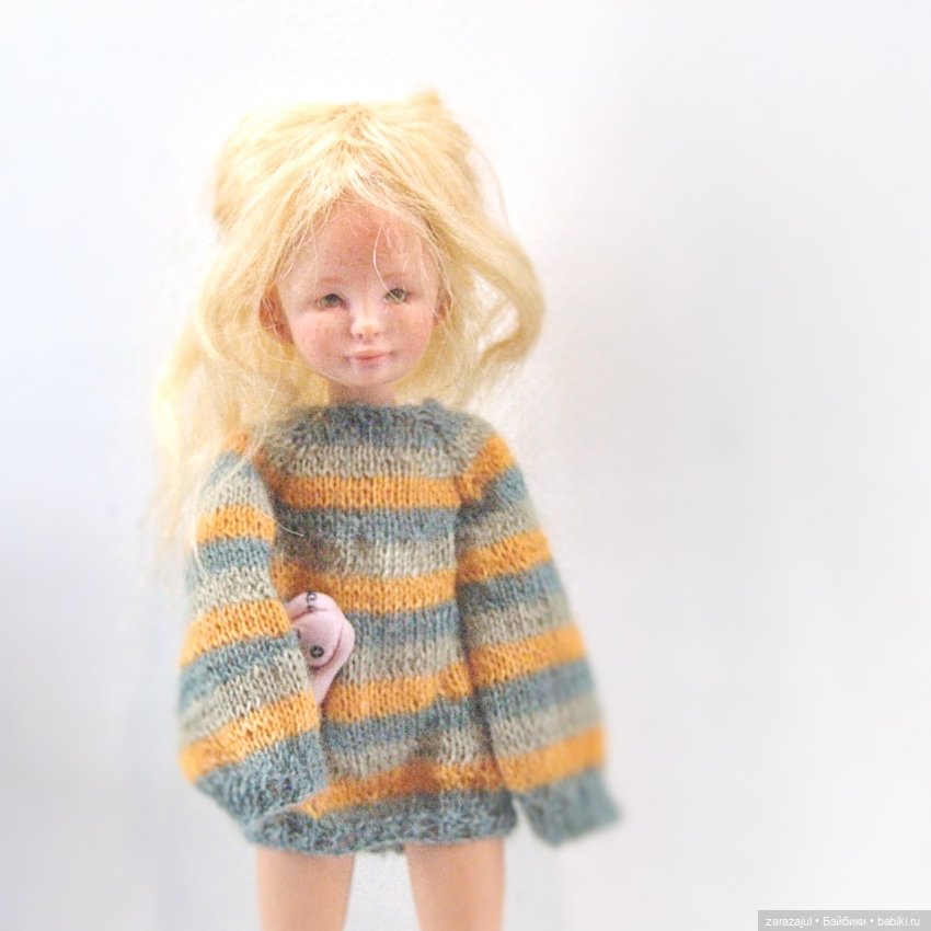 Маленькие люди. Тонечка — Авторские шарнирные куклы своими руками: лепка