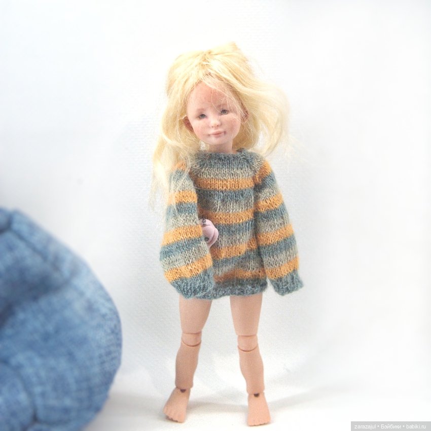 Маленькие люди. Тонечка — Авторские шарнирные куклы своими руками: лепка (фото 4)