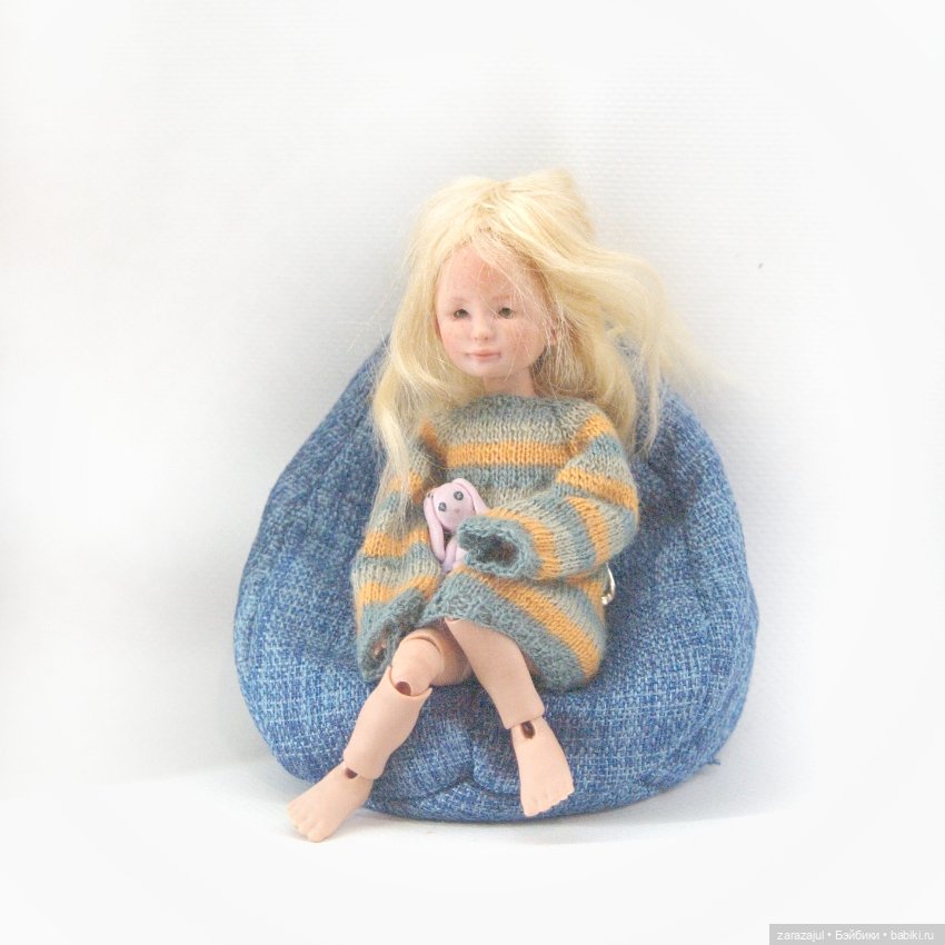 Маленькие люди. Тонечка — Авторские шарнирные куклы своими руками: лепка (фото 5)