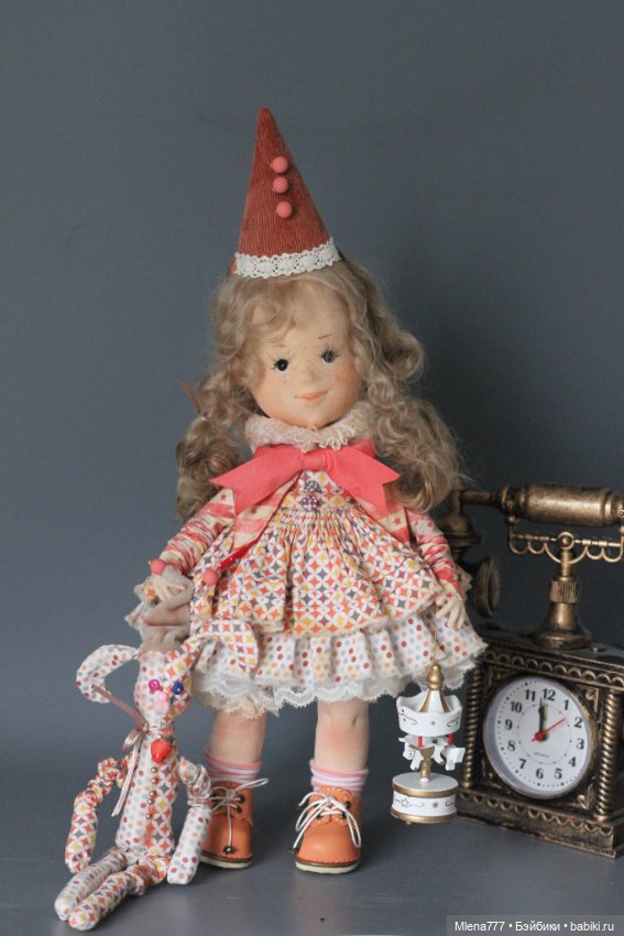 Бетти клоунесса — Авторские текстильные куклы: Вальдорфские (фото 2)