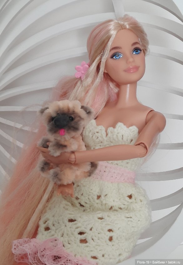 Щеночек — Авторские игрушки из разных материалов: синельная проволока (фото 4)