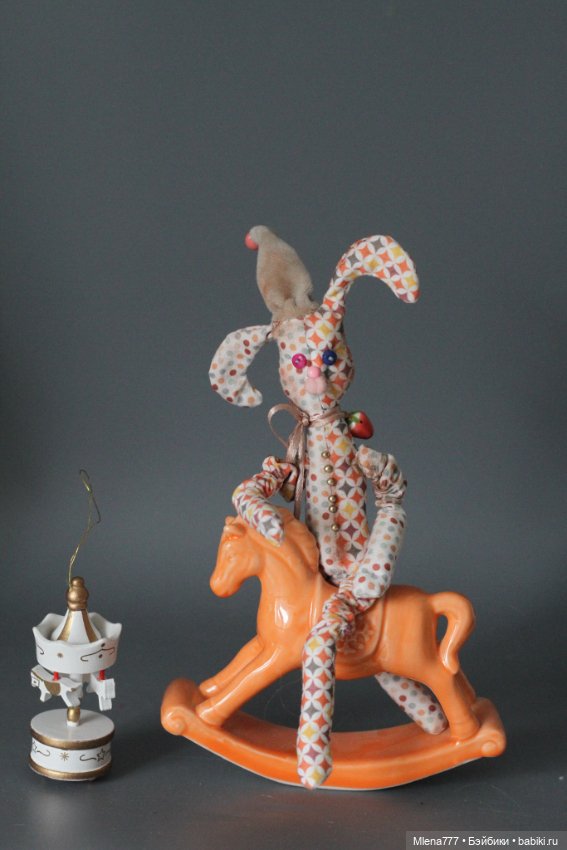 Бетти клоунесса — Авторские текстильные куклы: Вальдорфские