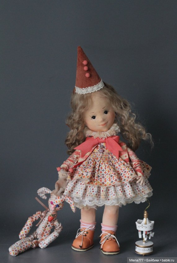 Бетти клоунесса — Авторские текстильные куклы: Вальдорфские (фото 4)