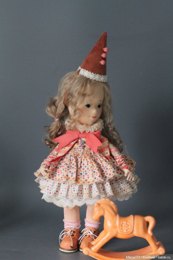 Бетти клоунесса — Авторские текстильные куклы: Вальдорфские (фото 10)