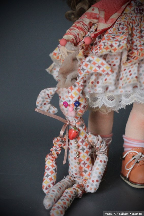 Бетти клоунесса — Авторские текстильные куклы: Вальдорфские (фото 8)