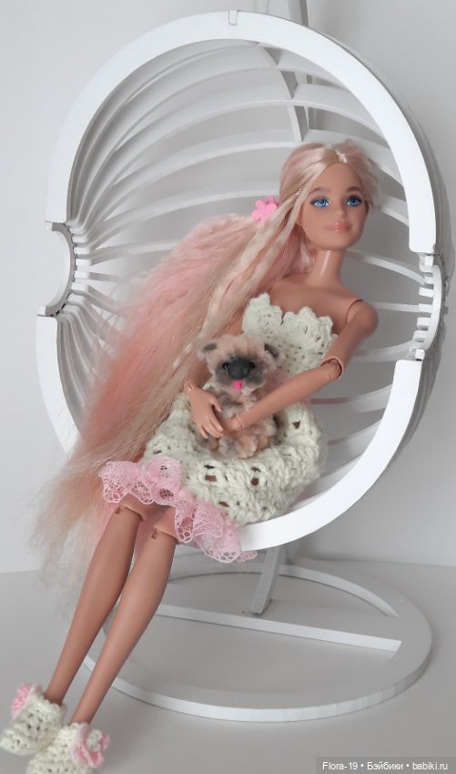 Щеночек — Авторские игрушки из разных материалов: синельная проволока