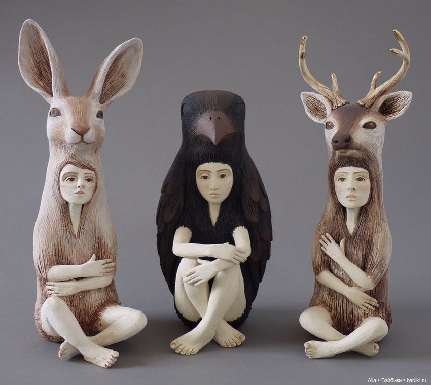 Фигурки Crystal Morey — Лепка авторских игрушек и папье (фото 10)