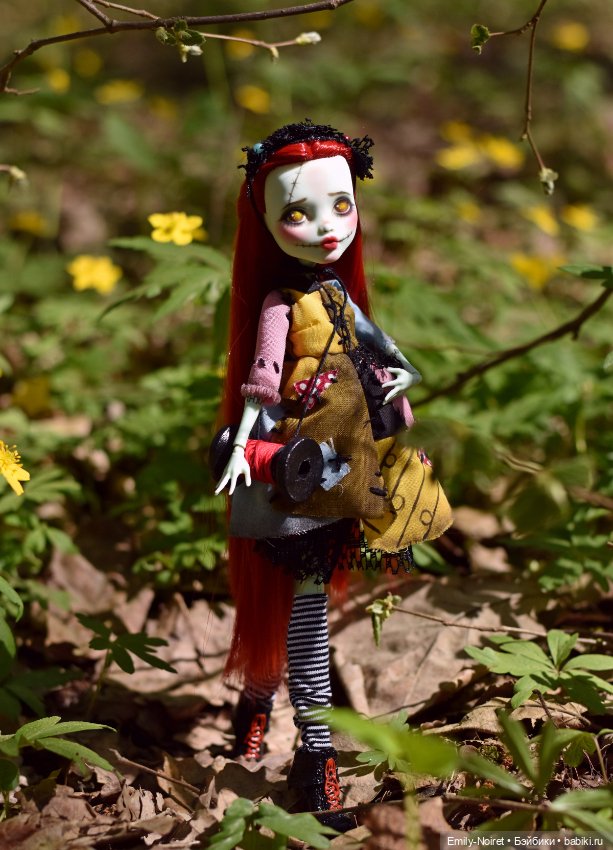 Салли в лесу — ООАК Monster High и Ever After High: репейнт (фото 4)