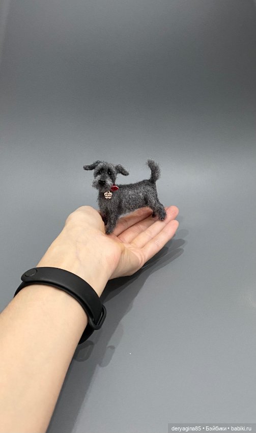 Дворняга — Валяные игрушки из шерсти: сухое валяние (фото 7)