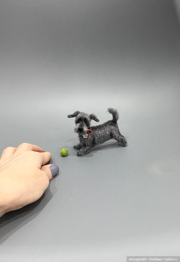 Дворняга — Валяные игрушки из шерсти: сухое валяние (фото 10)