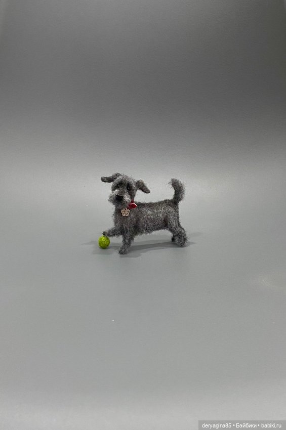 Дворняга — Валяные игрушки из шерсти: сухое валяние (фото 8)