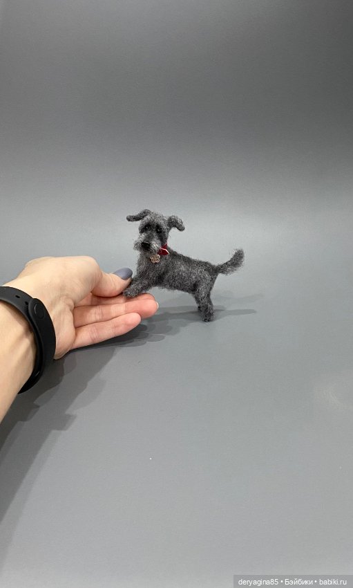 Дворняга — Валяные игрушки из шерсти: сухое валяние (фото 3)