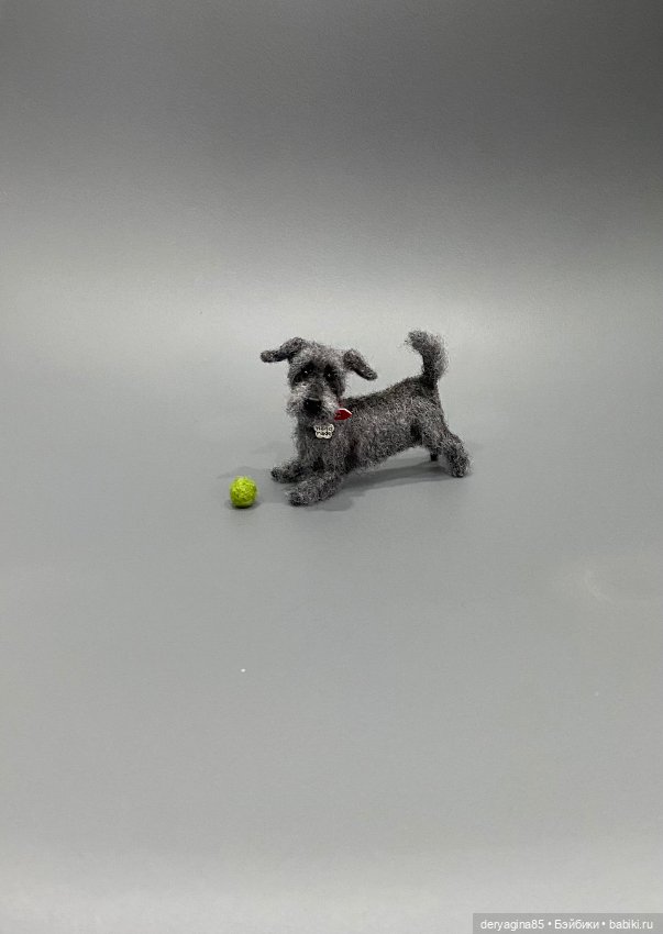 Дворняга — Валяные игрушки из шерсти: сухое валяние (фото 9)