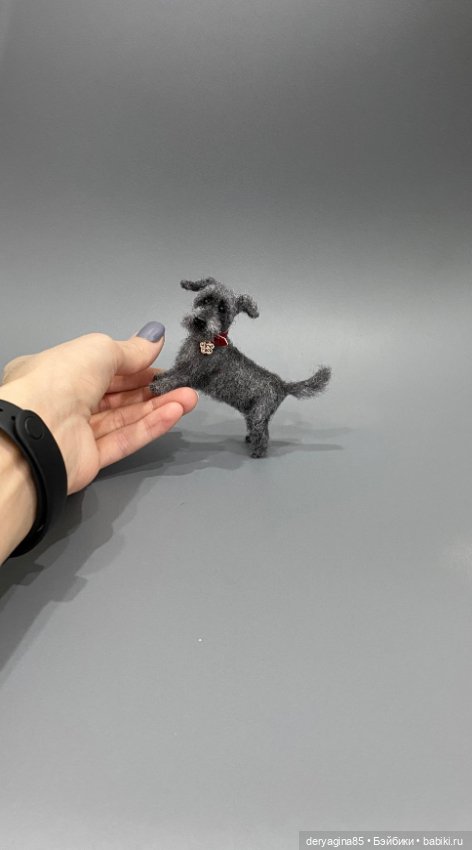 Дворняга — Валяные игрушки из шерсти: сухое валяние (фото 2)