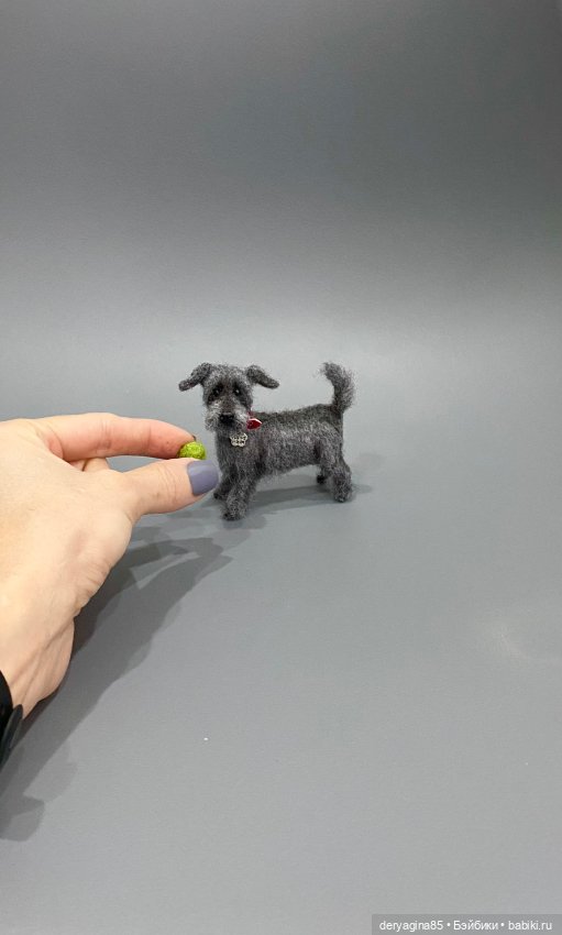 Дворняга — Валяные игрушки из шерсти: сухое валяние