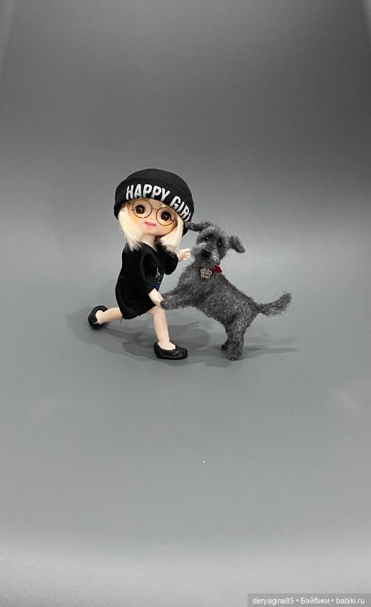 Дворняга — Валяные игрушки из шерсти: сухое валяние