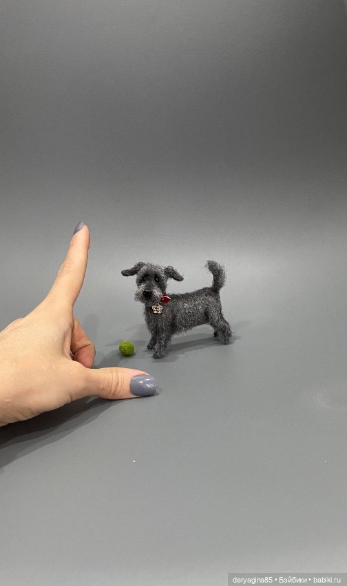 Дворняга — Валяные игрушки из шерсти: сухое валяние (фото 5)