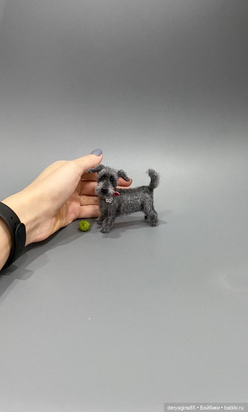 Дворняга — Валяные игрушки из шерсти: сухое валяние (фото 6)