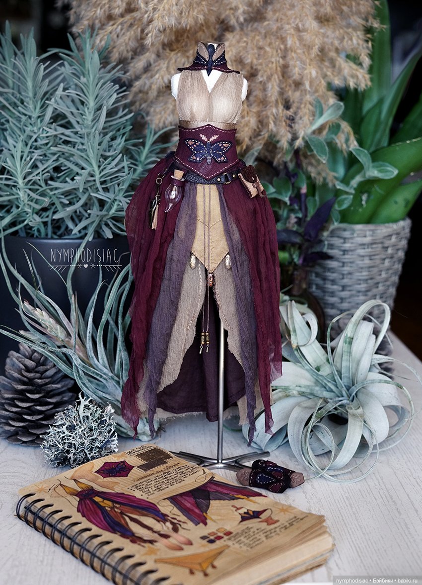 Мотылек в шелках — Одежда и обувь для кукол своими руками: фото