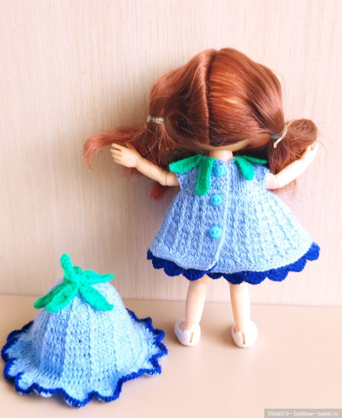 Костюмчик для баболи 15 см "Колокольчик" (фото 2)