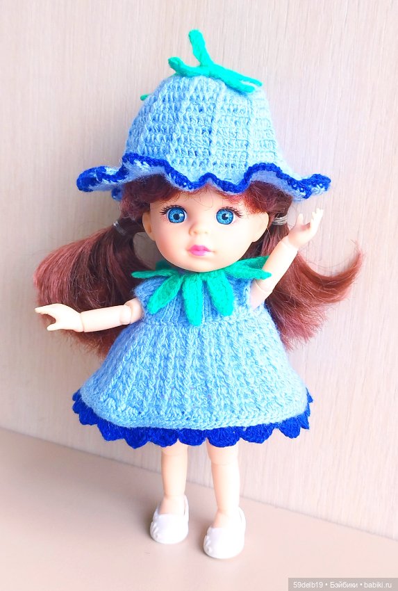 Костюмчик для баболи 15 см "Колокольчик"