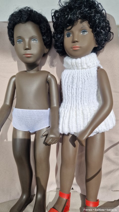 Саша Моргенталер Sasha Doll Trendon: красавцы Кора 1973 и Калеб 1978-79: сравнение