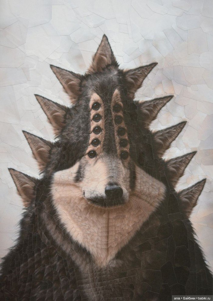 Бумажная алхимия: странно искаженные коллажи животных и людей Лолы Дюпре (фото 3)