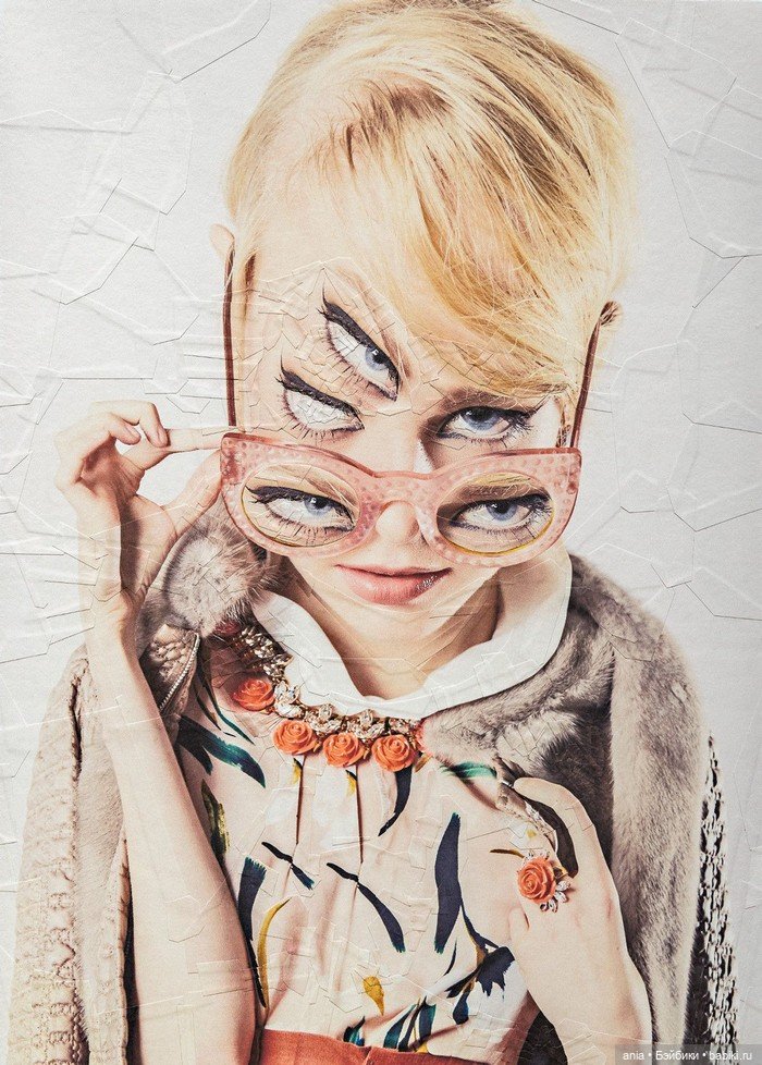 Бумажная алхимия: странно искаженные коллажи животных и людей Лолы Дюпре