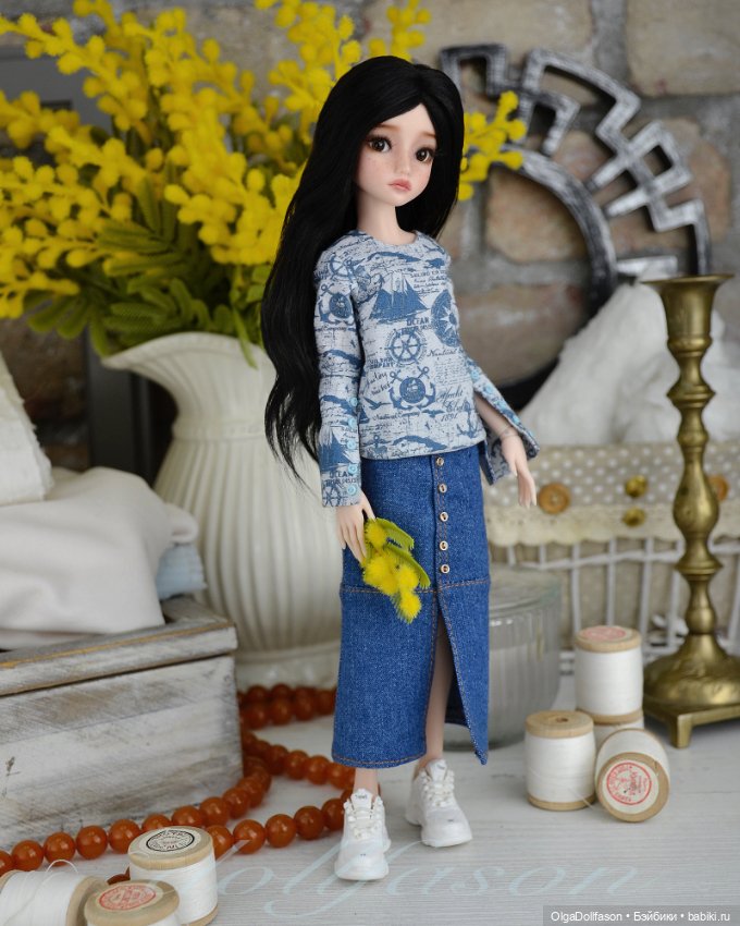 Прелестная гостья. Татьяна приезжала за нарядами