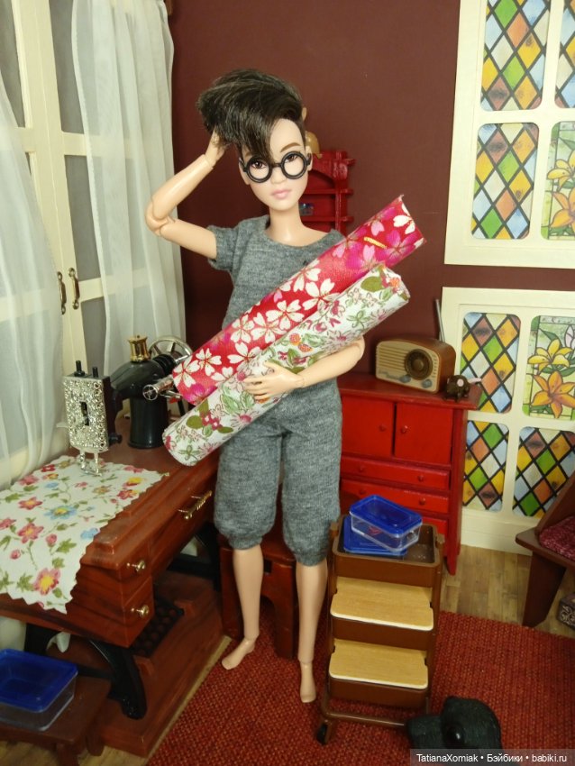 Ателье для кукол "Мышкин дом". Сарафаны из ситца (фото 2)