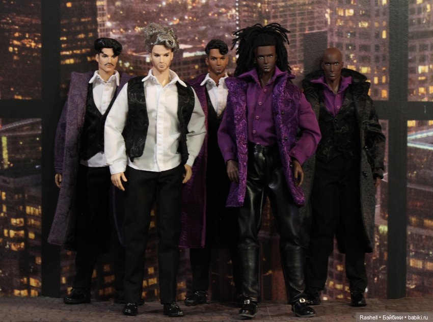 Коллекция "Джентльмены. Фиолетово-черный"