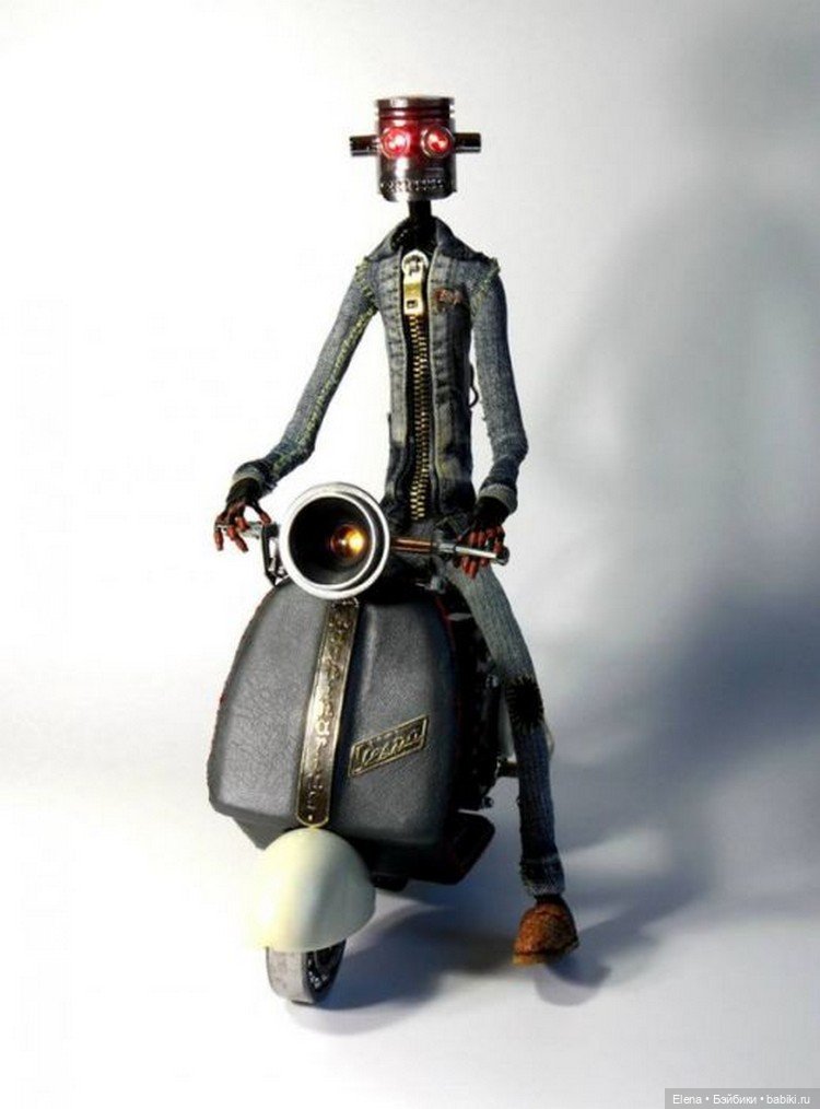 Стимпанк от Машинариуса — Авторские игрушки из разных материалов: синельная проволока