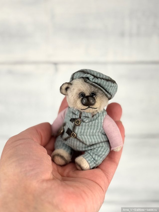 Тедди мишка Тихон — Авторские мишки Тедди и друзья: фото (фото 5)