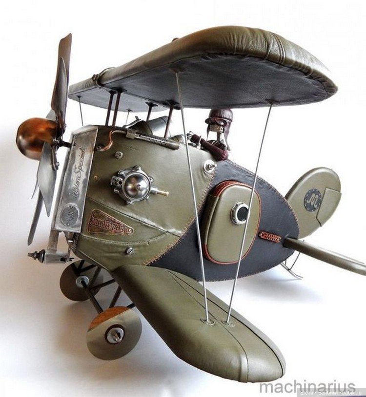 Стимпанк от Машинариуса — Авторские игрушки из разных материалов: синельная проволока (фото 5)