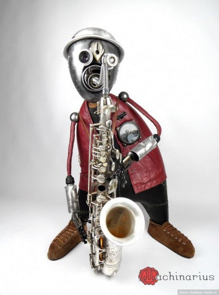 Стимпанк от Машинариуса — Авторские игрушки из разных материалов: синельная проволока