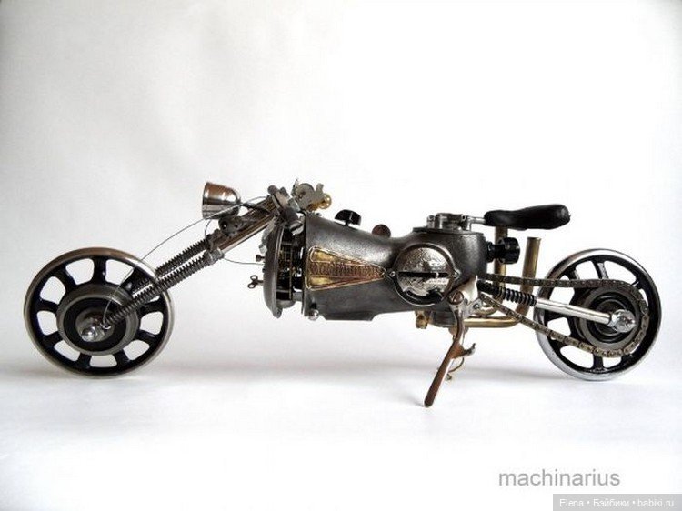 Стимпанк от Машинариуса — Авторские игрушки из разных материалов: синельная проволока