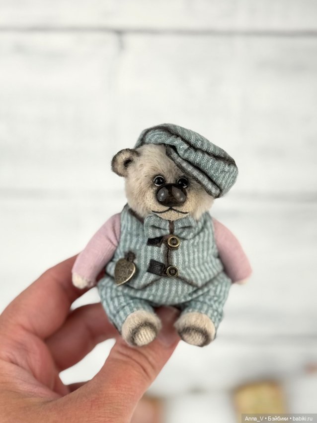 Тедди мишка Тихон — Авторские мишки Тедди и друзья: фото (фото 2)