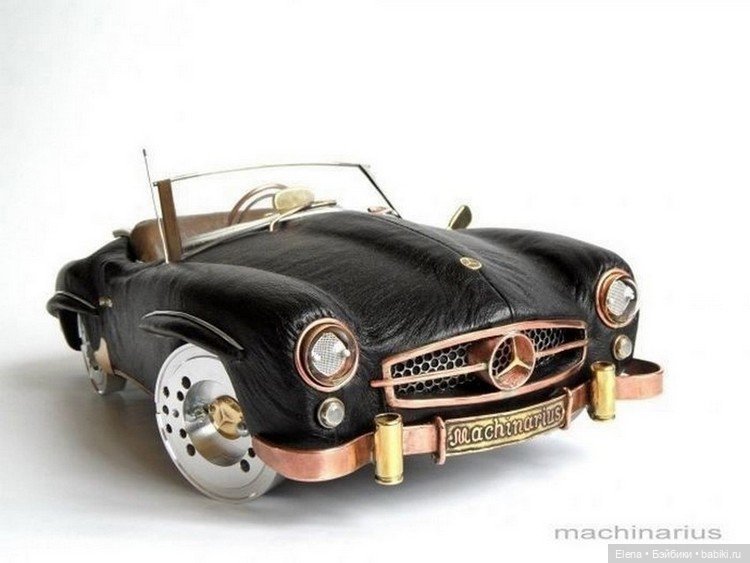 Стимпанк от Машинариуса — Авторские игрушки из разных материалов: синельная проволока (фото 3)