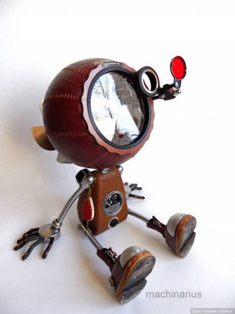Стимпанк от Машинариуса — Авторские игрушки из разных материалов: синельная проволока