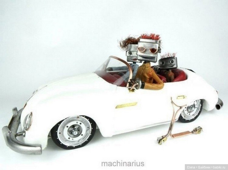 Стимпанк от Машинариуса — Авторские игрушки из разных материалов: синельная проволока (фото 7)