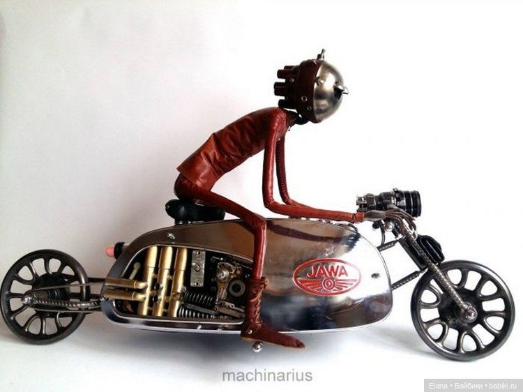 Стимпанк от Машинариуса — Авторские игрушки из разных материалов: синельная проволока