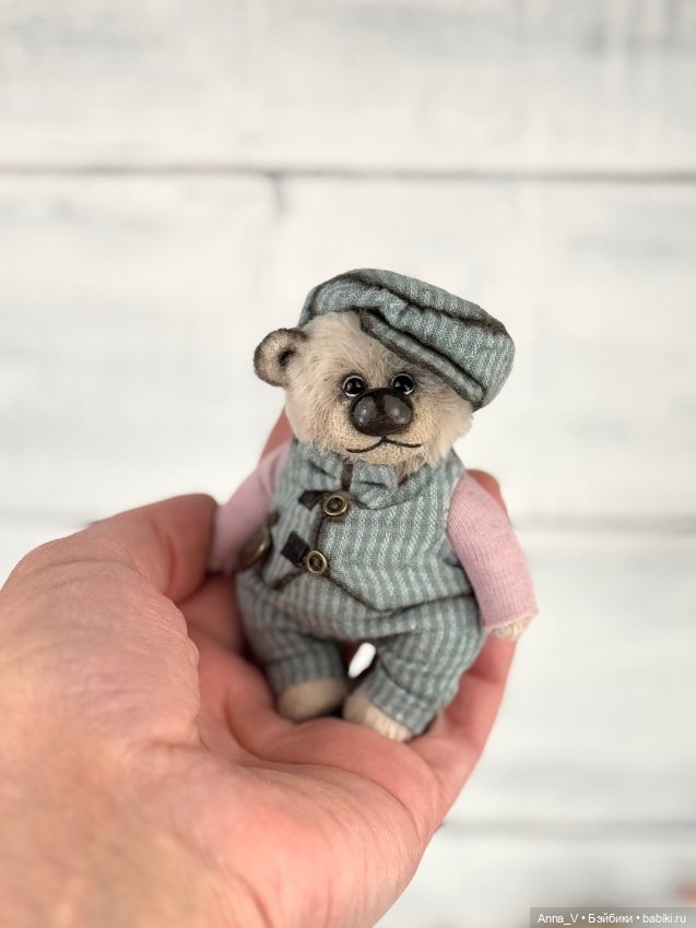 Тедди мишка Тихон — Авторские мишки Тедди и друзья: фото (фото 4)