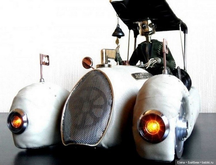 Стимпанк от Машинариуса — Авторские игрушки из разных материалов: синельная проволока (фото 2)