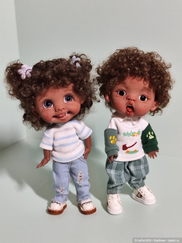 Мулатики мои шладкие — Куклы и тела Obitsu 11 (Ob11): гибриды (фото 5)