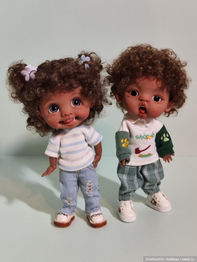 Мулатики мои шладкие — Куклы и тела Obitsu 11 (Ob11): гибриды (фото 4)